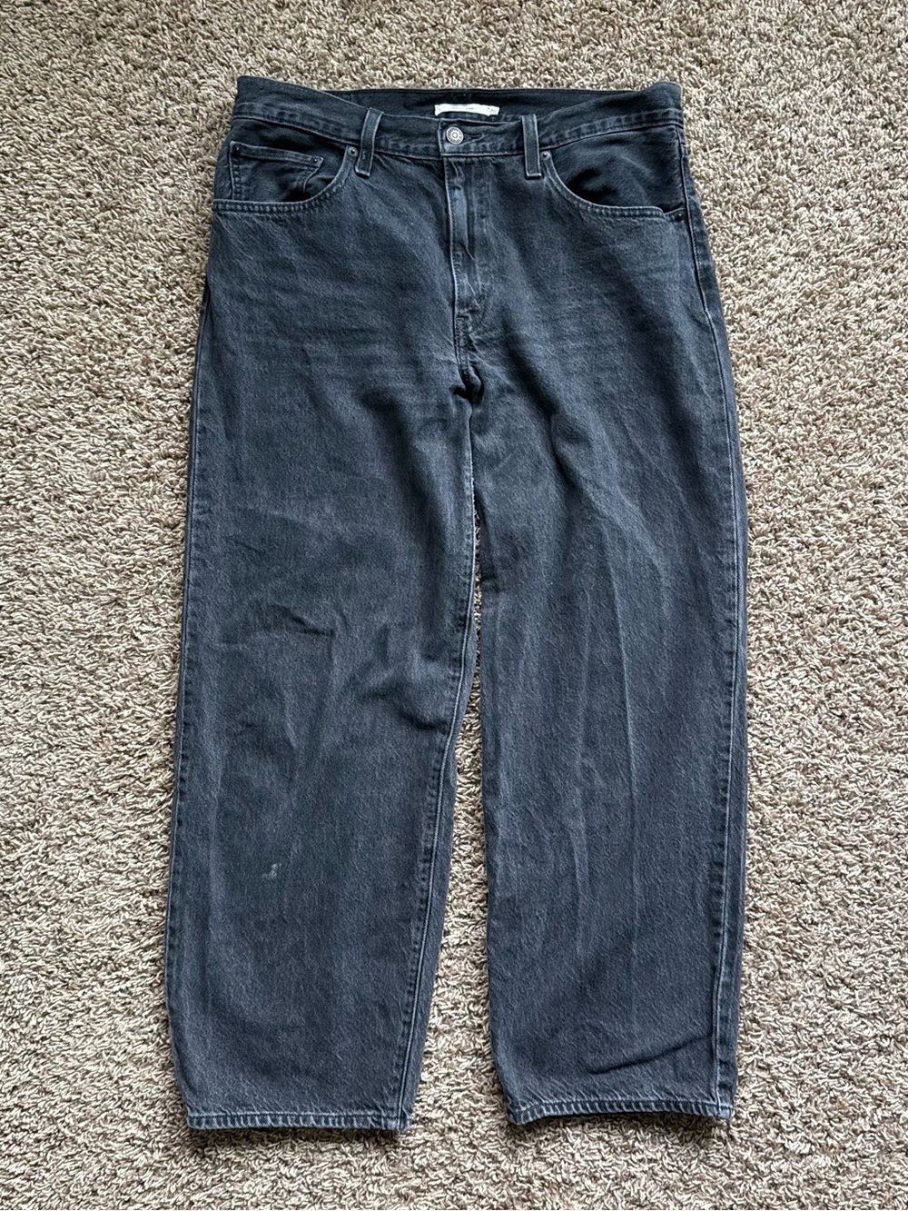 Levi’s High-Waist Straight Leg Black Jeans Size 30